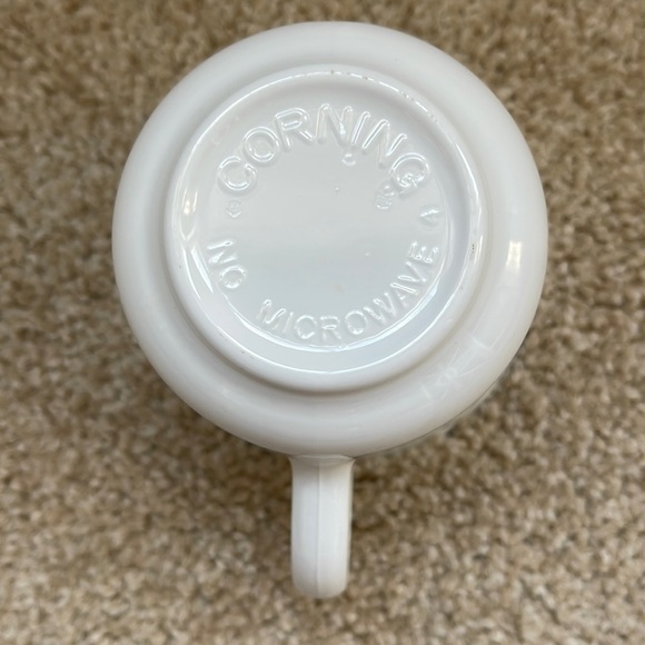 EUC Vintage CORNING STONEWARE Strawberry Sundae Flowers Graphic Coffee Tea Mug - Picture 5 of 5